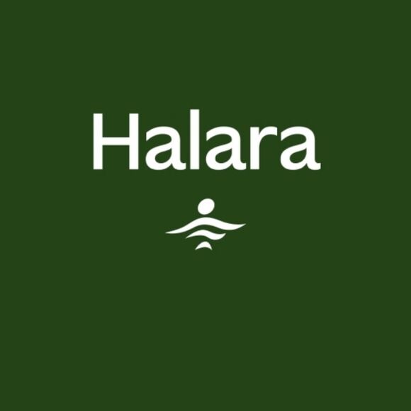 Halara Tropical Blue Leaf Print Women's One Piece Swimsuit - Picture 14 of 14